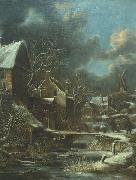 Klaes Molenaer Winter landscape. France oil painting artist